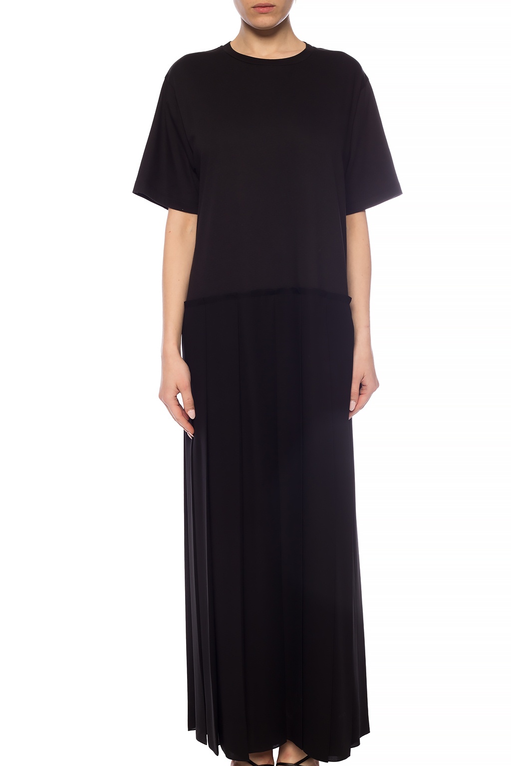 Black Maja pleated dress The Row Vitkac Italy